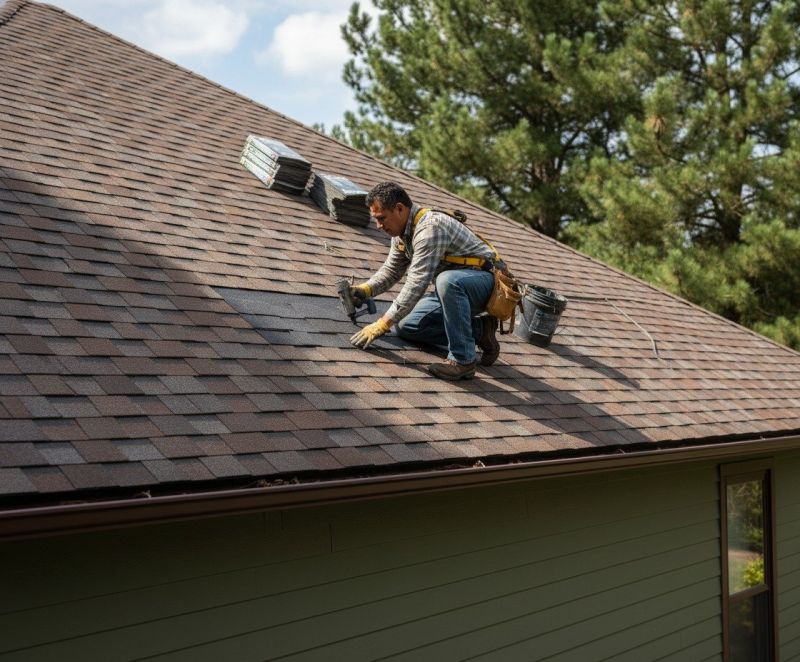 House Roof Repair detail